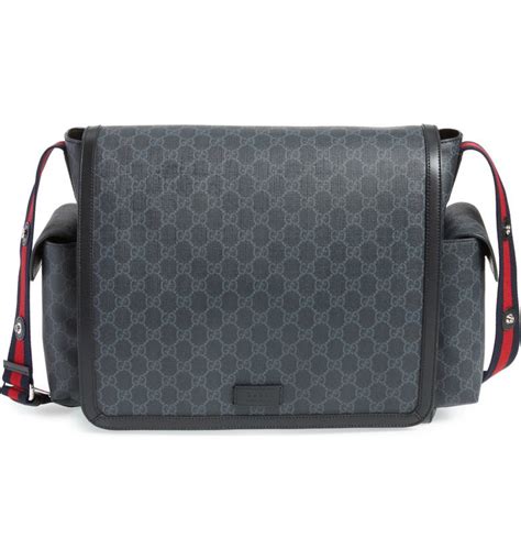 black diaper bag gucci|gucci diaper bag nordstrom.